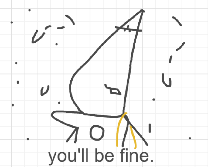 A panel from I've Been Everywhere, Man, episode nine of the Board Boards object show by Furretwalk/WalkingFurret.